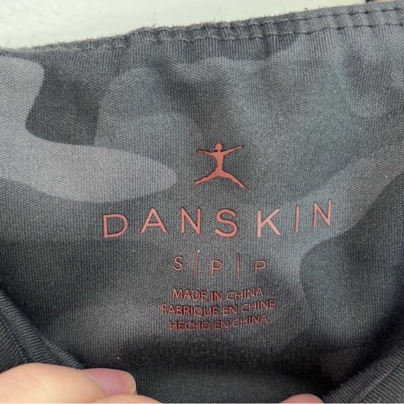 Danskin Women's Gray Camo Leggings - Picture 2 of 7